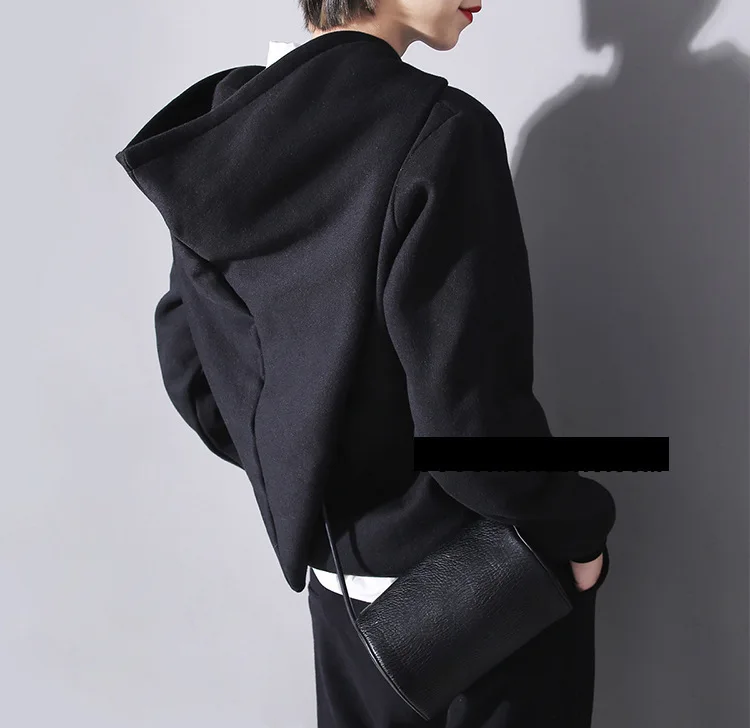 Женское свободное флисовое пальто большого размера плюс в стиле ведьмы