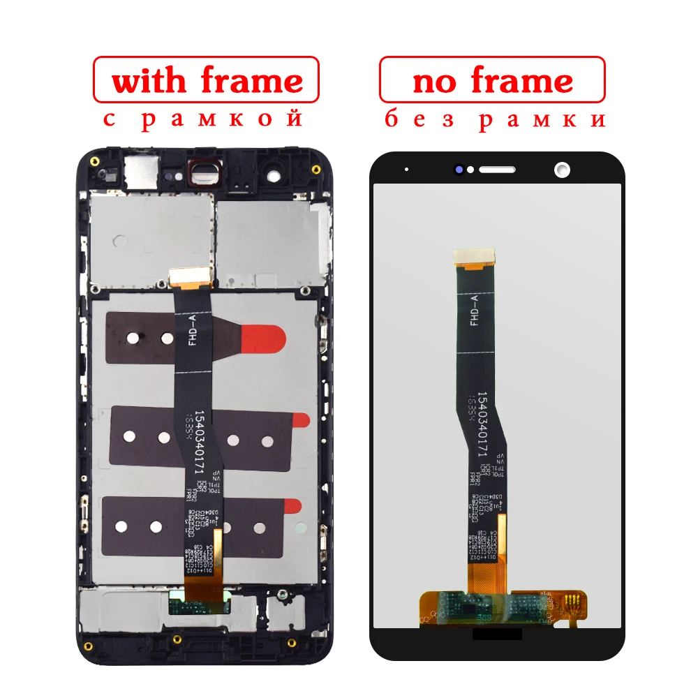 ЖК-дисплей для huawei Nova CAN-L01 CAN-L02 CAN-L03 CAN-L11 L12 L13 ЖК-дисплей Дисплей Сенсорный экран сборка Рамка для huawei Nova ЖК-дисплей Экран