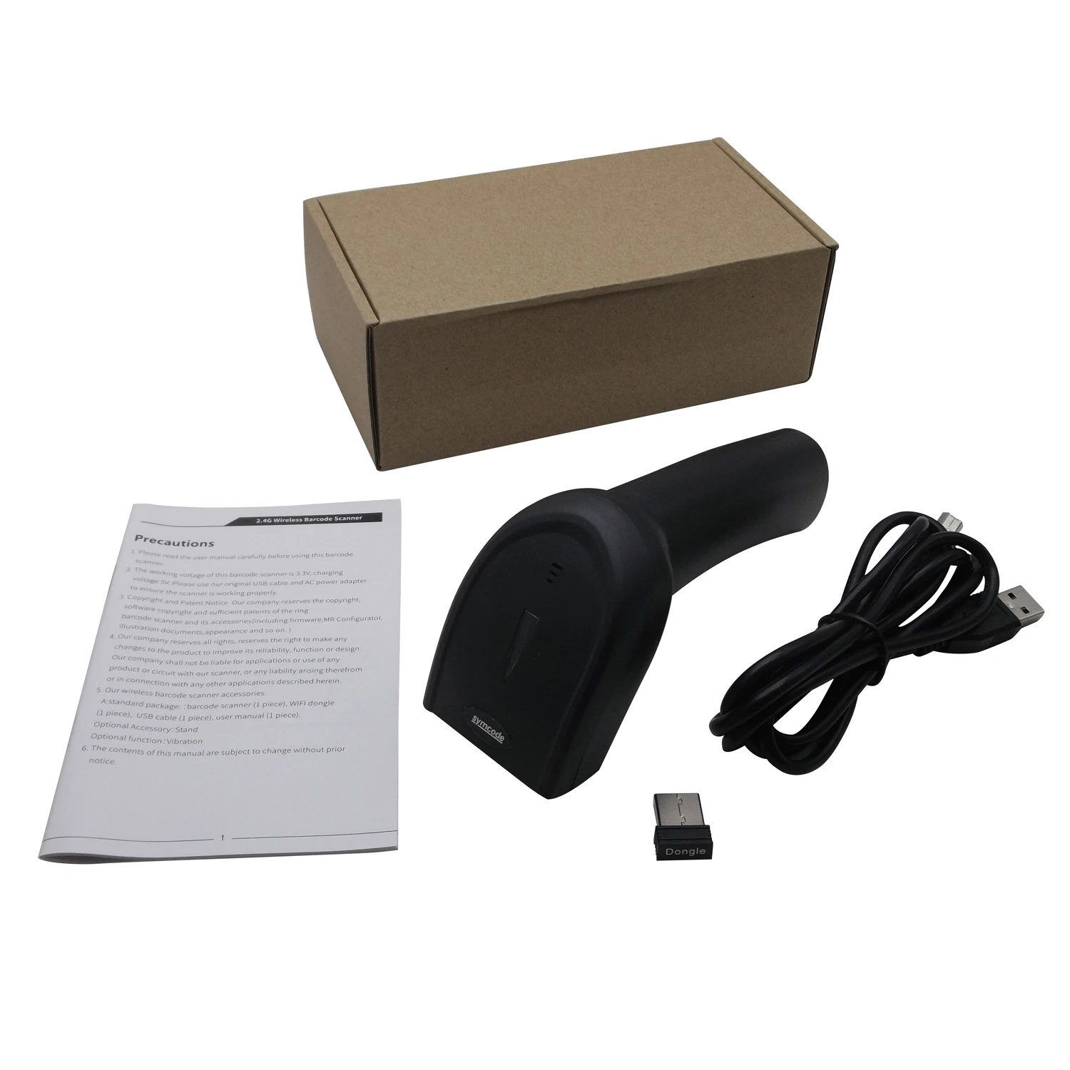 Беспроводной считыватель штрих-кодов Symcode сканер для мобильных телефонов 1D QR |