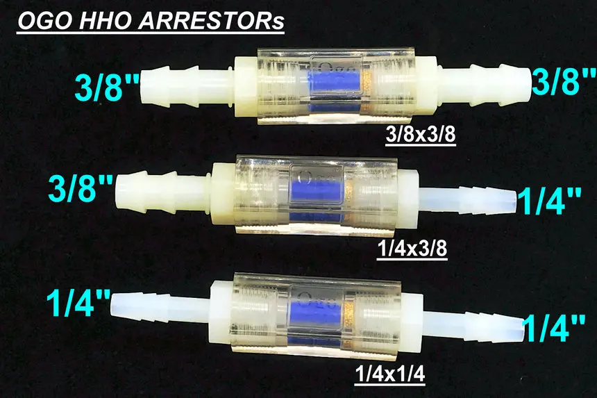 OGO PROFESSIONAL HHO ARRESTOR 1/4X3/8|ogo hho|hho ogo |