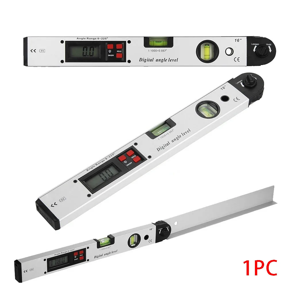 400 мм Точный Цифровой ЖК дисплей градус угла на батарейках измерительный