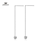 Серьги Pt950 из чистого золота, серьги из натуральной платины и твердого золота, красивые серьги в форме сердца, высококлассные модные классические ювелирные изделия для вечерние, Лидер продаж, новинка 2020