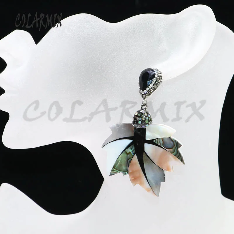 Оптовая продажа 3 пары серьги морские ушки натуральные сережки в виде ракушек