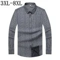 8XL 7XL 6XL 4XL Новинка года человек джинсовая хлопковая рубашка мужской свободная синий повседневная обувь мужская джинсовая рубашка для мужчин Chemise Homme