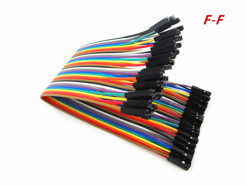 

40pin 20cm in Row Dupont Cable 2.54mm 1pin 1p-1p Female to Female Jumper Wire Wholesale