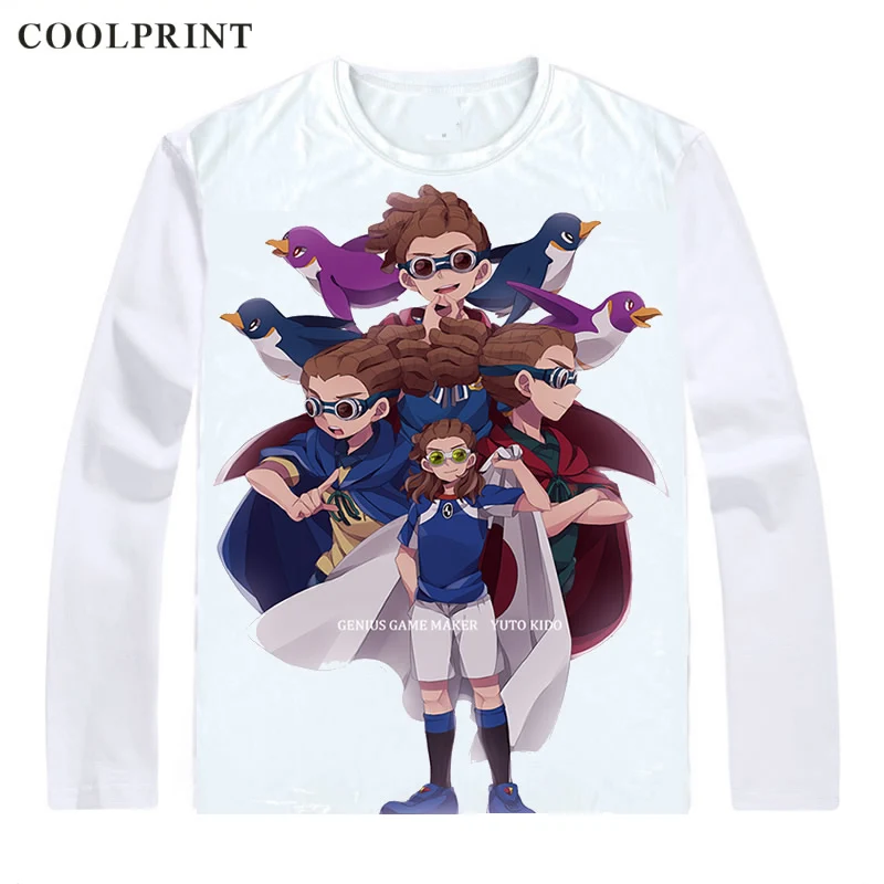 Футболка Coolprint Kidou Yuuto футболка Inazuma Raimon Eleven Legend Japan Повседневная Винтажная с
