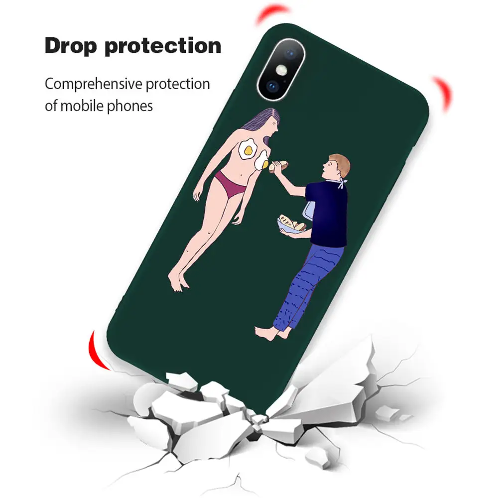 Чехол Ottwn цветы Кактус авокадо для iPhone 11 Pro XS Max 6 6s 7 8 Plus X XR 5 5S SE зеленый Растительный чехол для телефона мягкий ТПУ чехол
