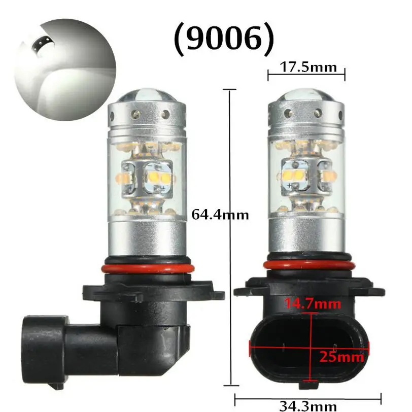 2 единицы 1200 люмен H11 H8 e HB4 28 светодиодные чипы Cree xbd Farol Neblina Milha Drl для Volkswagen Gol G6 или