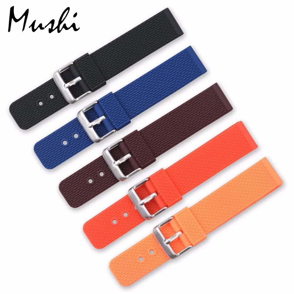 Ремешок силиконовый для наручных часов 18/20/22/24 мм|watch strap|rubber watch strapsilicone watchband |