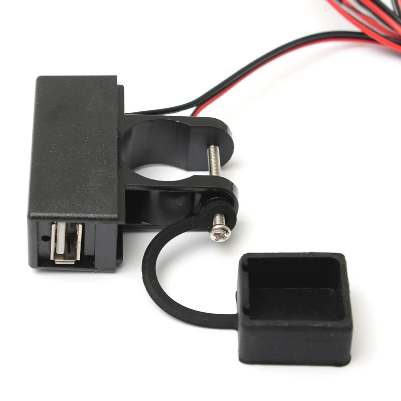 Абсолютно 12 В Водонепроницаемый Мотоцикл велосипед автомобиль Руль USB порт питания gps телефон зарядное устройство для Iphone для samsung других мобильных телефонов