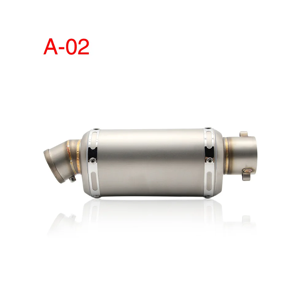 A-02 Alconstar-51 мм Akrapovic мотоцикл выхлопной трубы с глушителем Yoshimura грязи выхлопная труба для мотоцикла Escape Moto GY6 ниндзя GSXR XMAX - Цвет: A-02