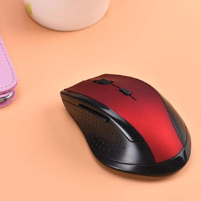 

Wireless mouse mouse 2.4G cordless computer mouse with 6 buttons 1600 DPI four-way scroll wheel