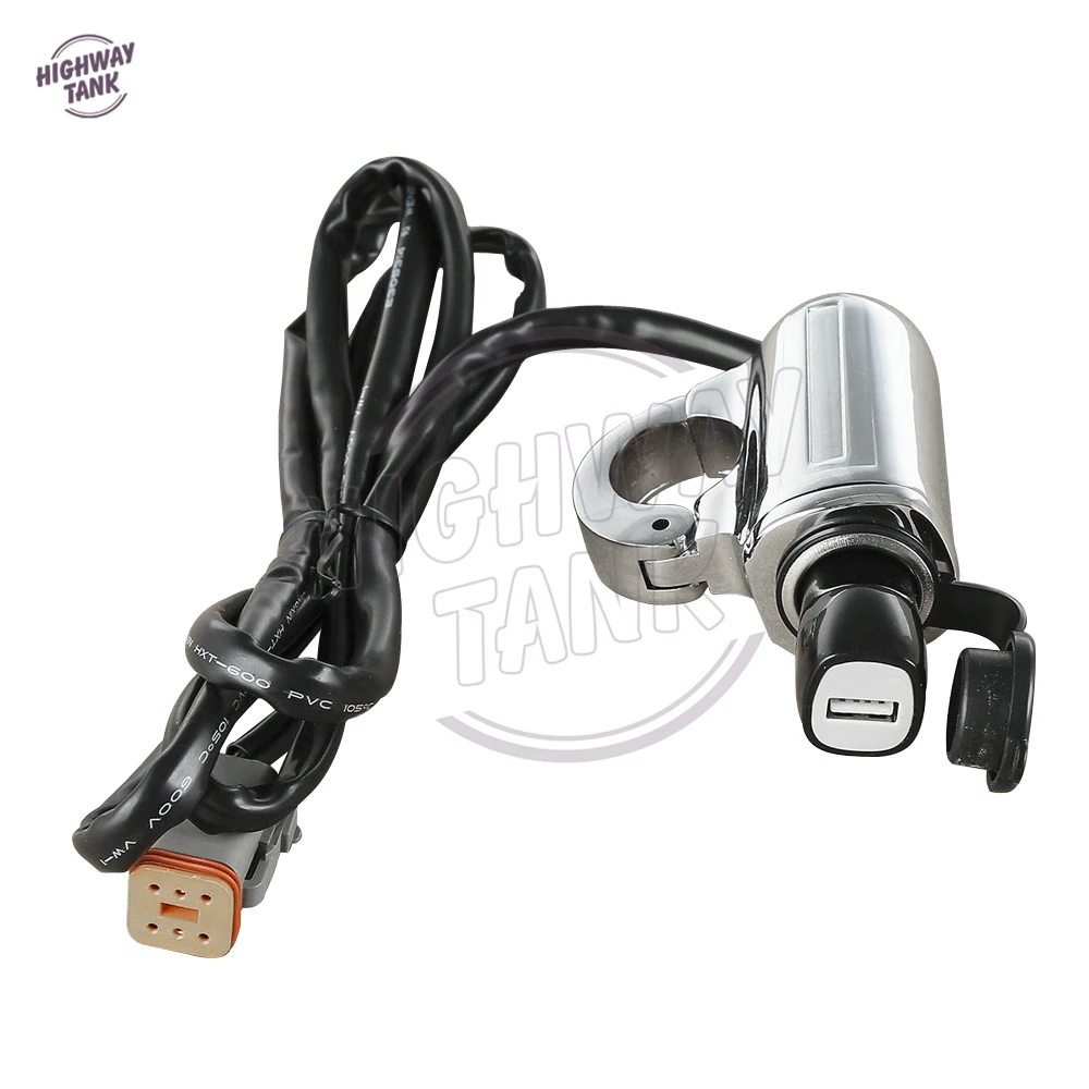 1 &quotкрепление на руль вспомогательный USB порт питания чехол для телефона Harley Street