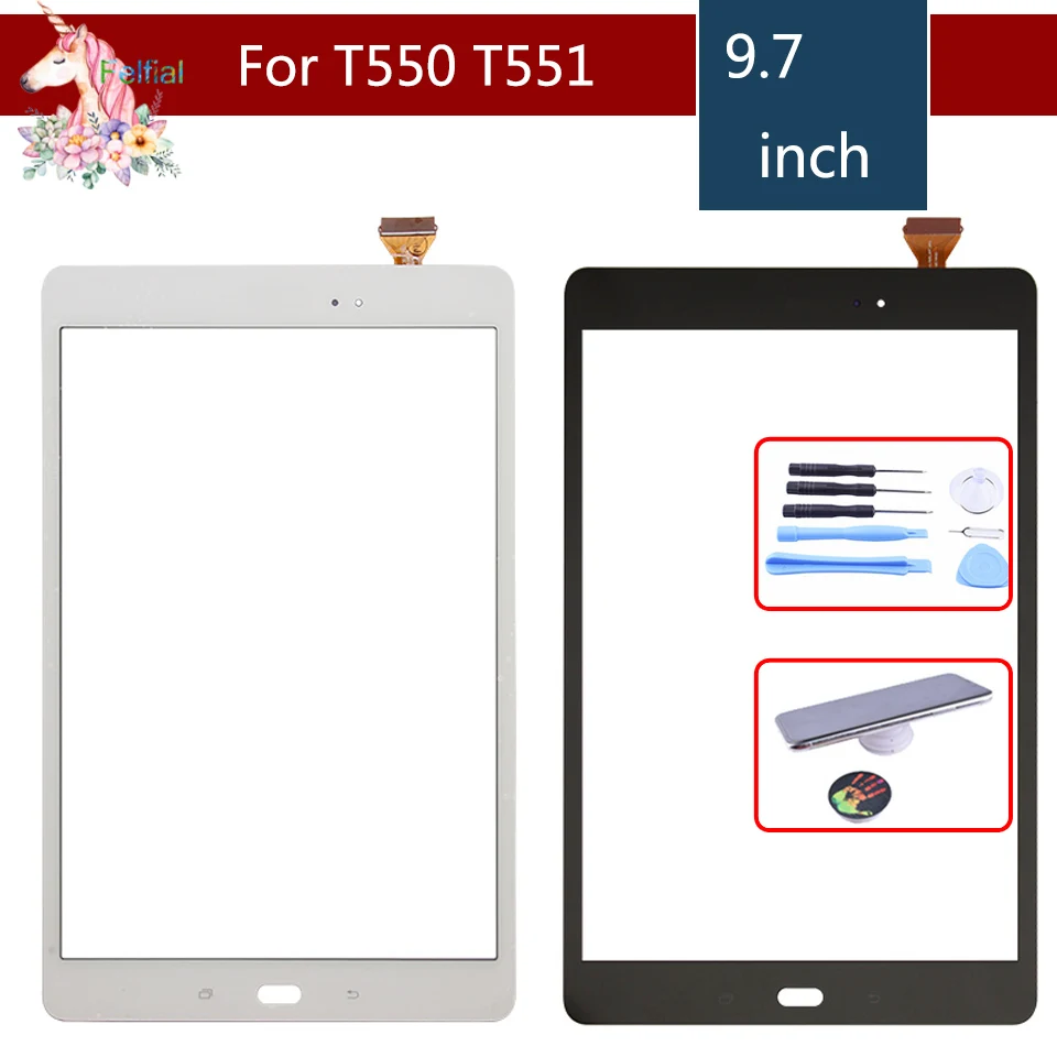 Оригинальный запасной сенсорный экран для Samsung Galaxy Tab A 9 7 телефон телефона T550 T551