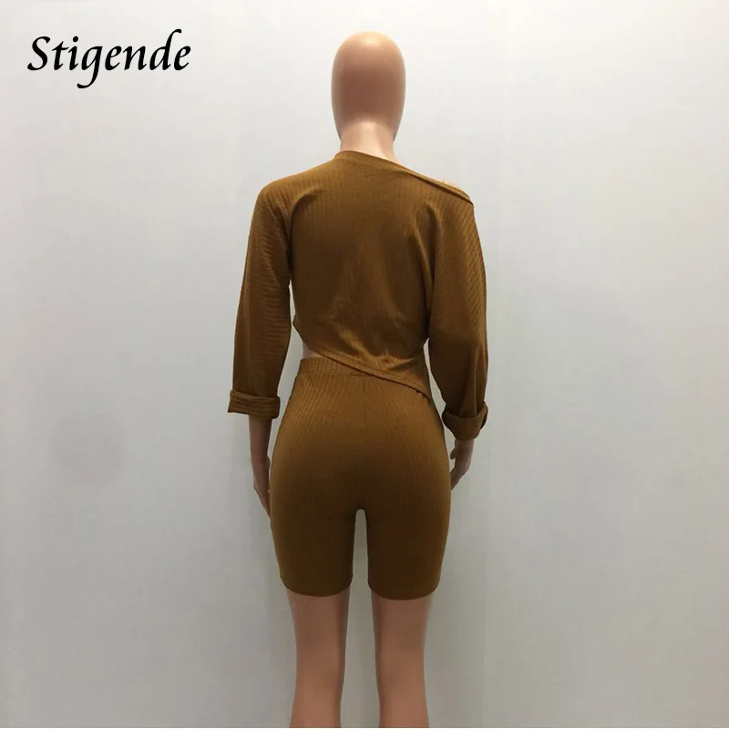 Stigende Женский комплект из двух предметов с шортами и топом сексуальный