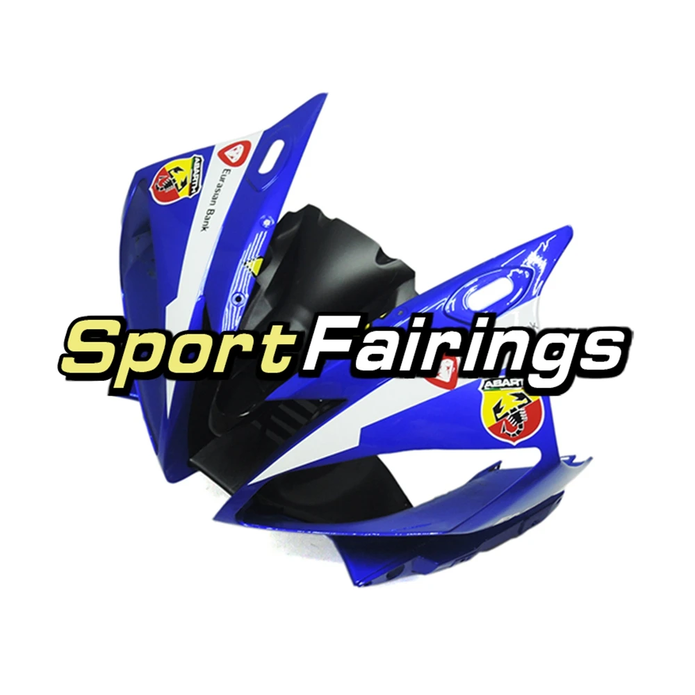 Полный сине белые Мотоцикл Обтекатели для Yamaha 2006 2007 YZF 600 R6 из АБС пластика литой
