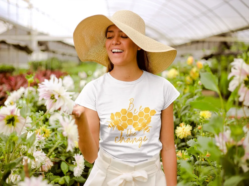 Пчелы изменение футболка tumblr camisetas Графический в винтажном стиле гранж женские