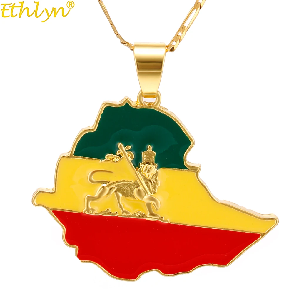 Женская цепочка с подвеской в виде флага и льва|lion pendants men|mens lion pendantnecklace pendant women |