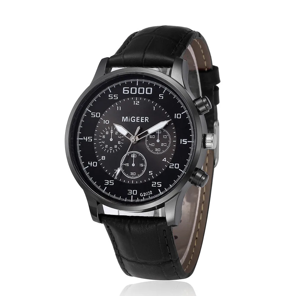 

Men Wrist Watch Retro Design Leather Band Analog Alloy Quartz watch for man watches mens 2021 relogio masculino