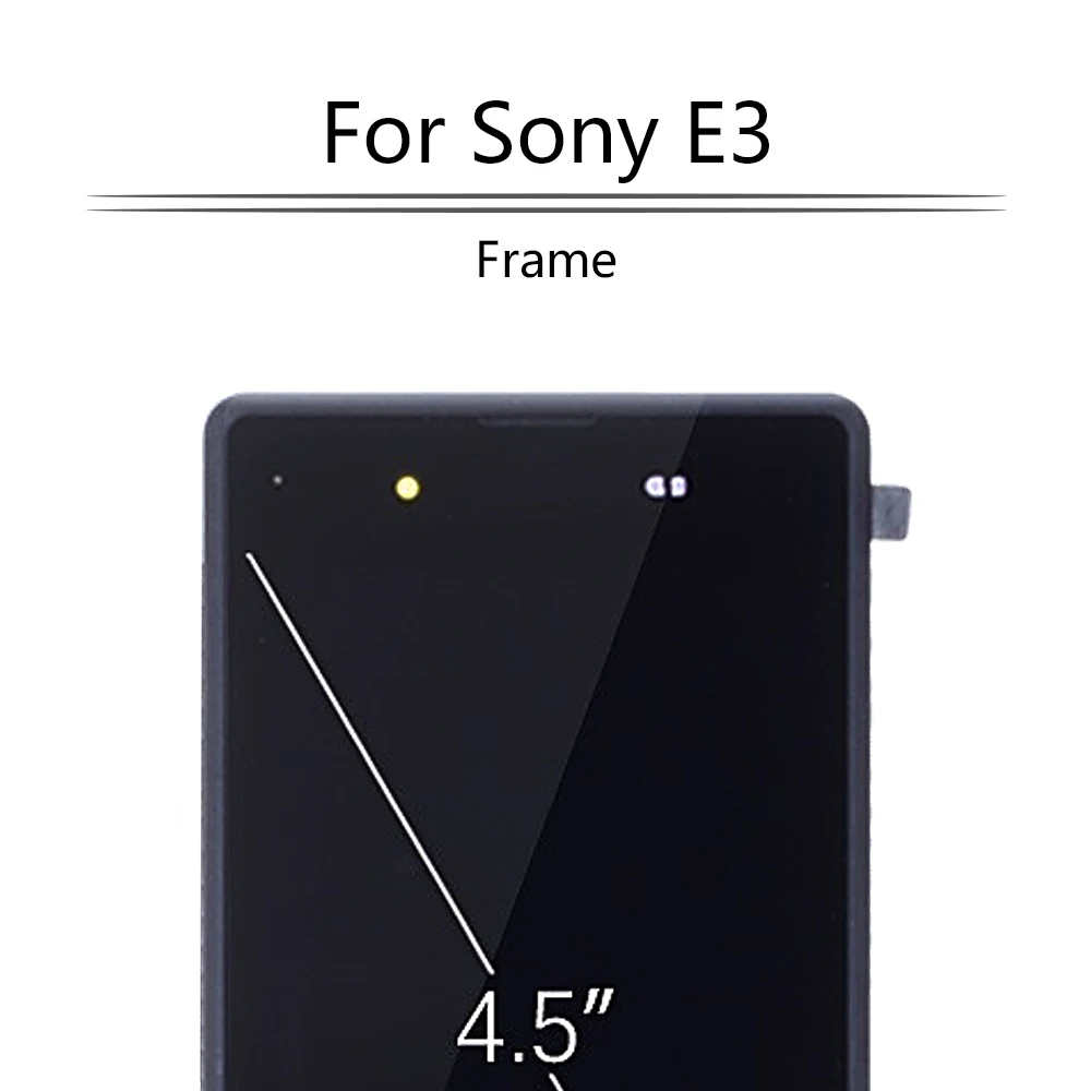 Оригинальный 4 5 ''ЖК-дисплей для SONY Xpeira E3 рамка сенсорного ЖК-экрана