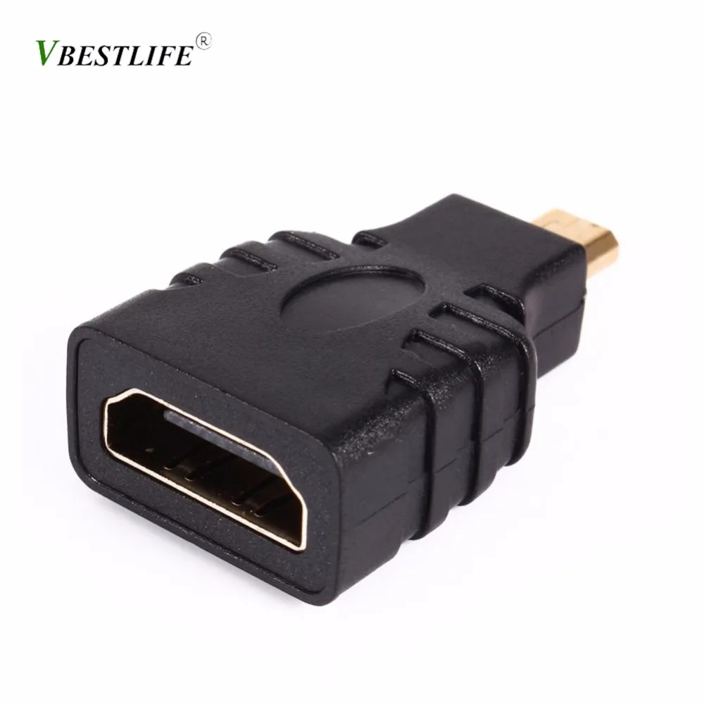 Переходник Micro HDMI Male Female позолоченный адаптер для Xbox 360 PS3 HDTV удлинитель