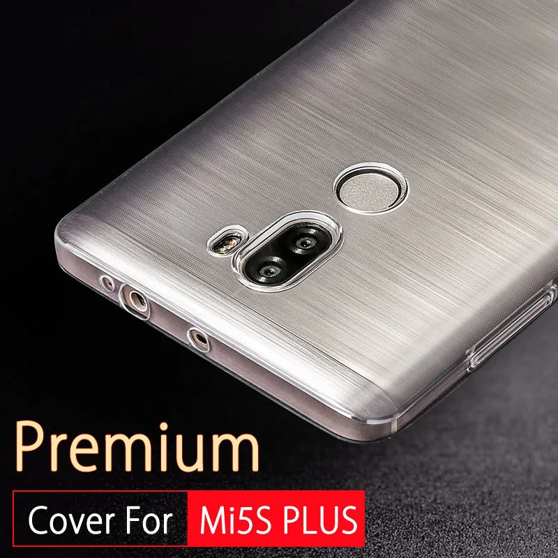 Xiao mi 5s Plus 5 7 &quotчехол силиконовый задняя крышка ультратонкая класса премиум