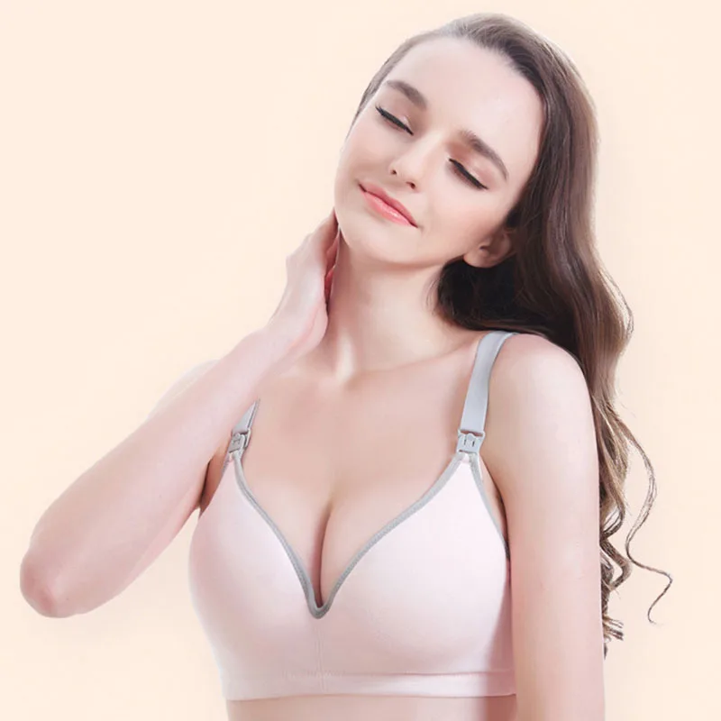 Хлопок Бюстгальтер для Кормления Беременных Женщин Материнства Грудное