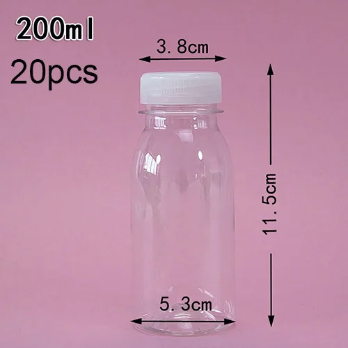 20pcs Счастливый обезьяна 20 шт./компл. 200 мл Slime коробка Пластик слизистой прозрачная коробка для хранения муку пушистой облачный Кристалл Slime глина - Цвет: 20pcs