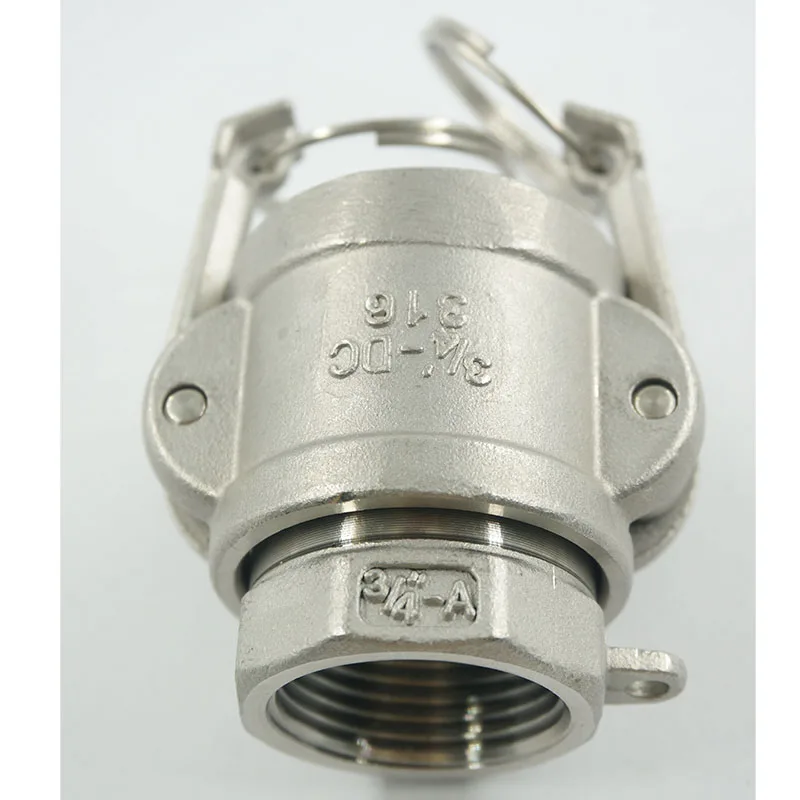 1/2 "до 4" Тип DC + A пылезащитный колпачок с гнездовым адаптером Stianless steel 304