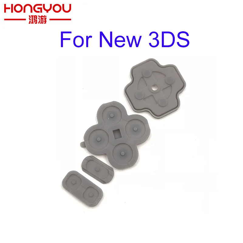 Для новых 3DS D-pad резиновая клавиатура для Nintendo New ABXY Silicon Button rubber Set | Электроника