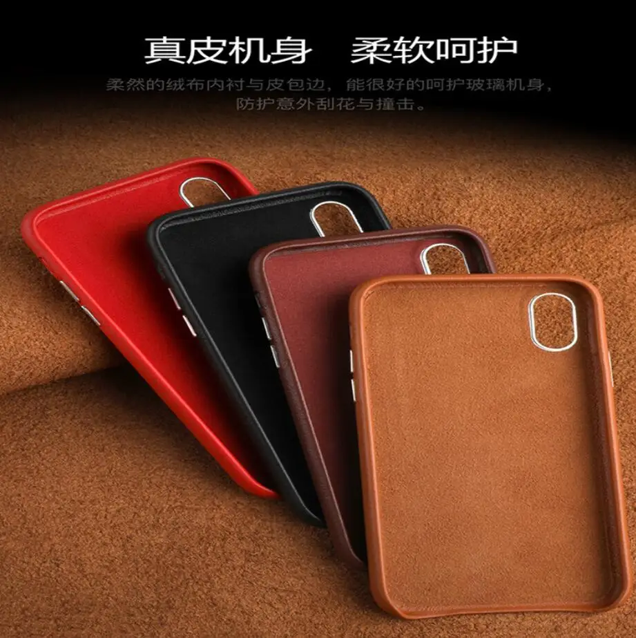 Чехол из натуральной кожи для iPhone XS 6 6S 8 7 Plus XR X Fundas Max Жесткий |