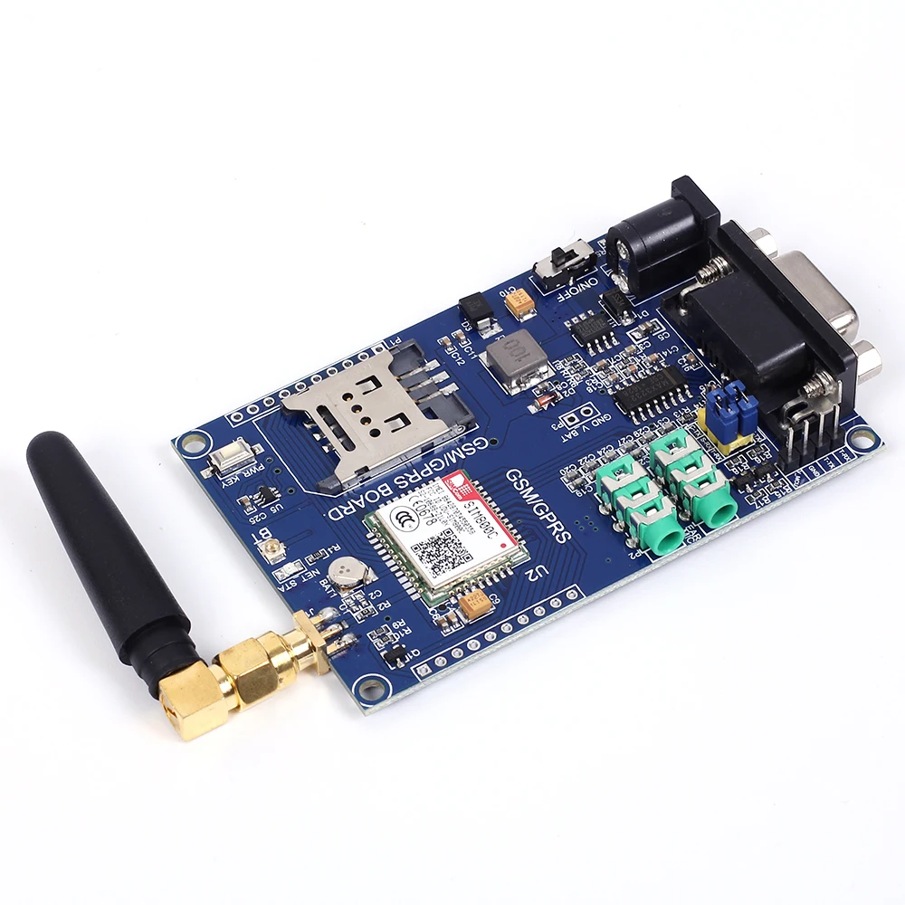 Макетная плата SIM800C модуль Φ 3 3/5V TTL контроль уровня DC 6 24V для Arduino 51 MCU STM32 чип защиты