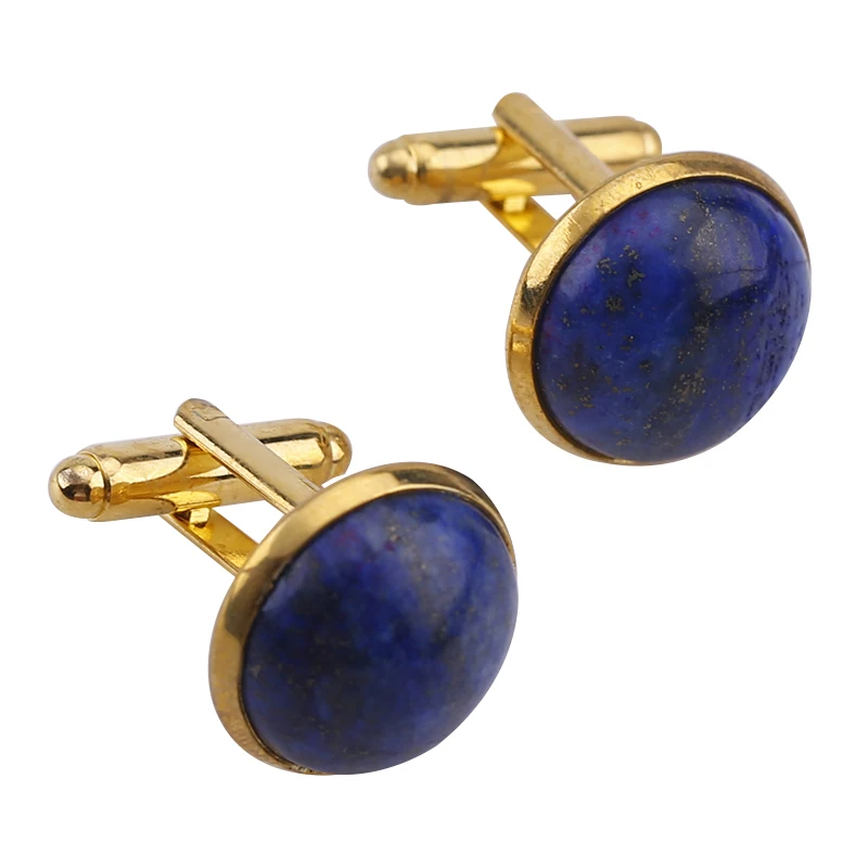 2 шт. мужские металлические запонки с лазуритом|stone cufflinks|mens shirt cufflinkscufflinks men |