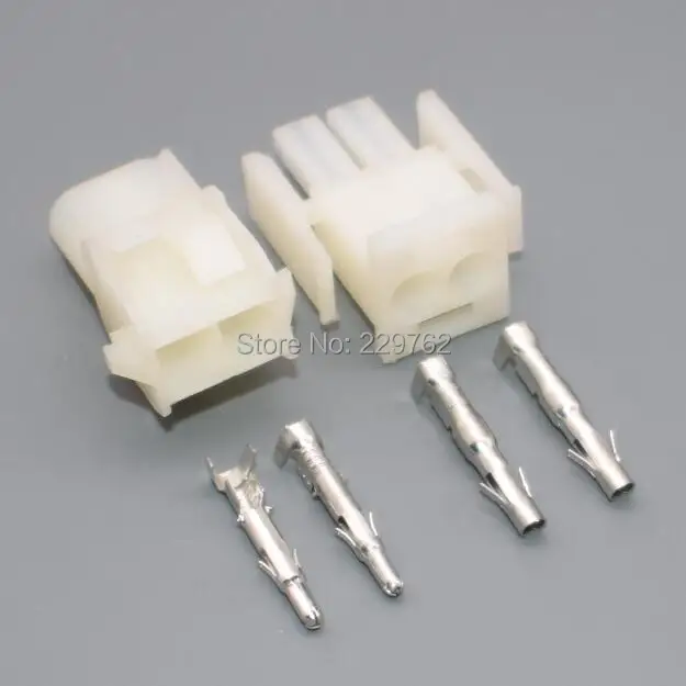 Shhworld 2 Pin PA66 1-480699-0 автомобильный Женский Мужской Электрический жгут проводов