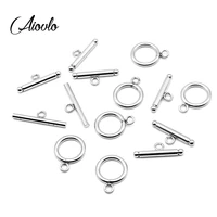 10sets stainless steel ot clasps connectors for diy bracelet necklace jewelry findings making accessories wholesale lots bulk