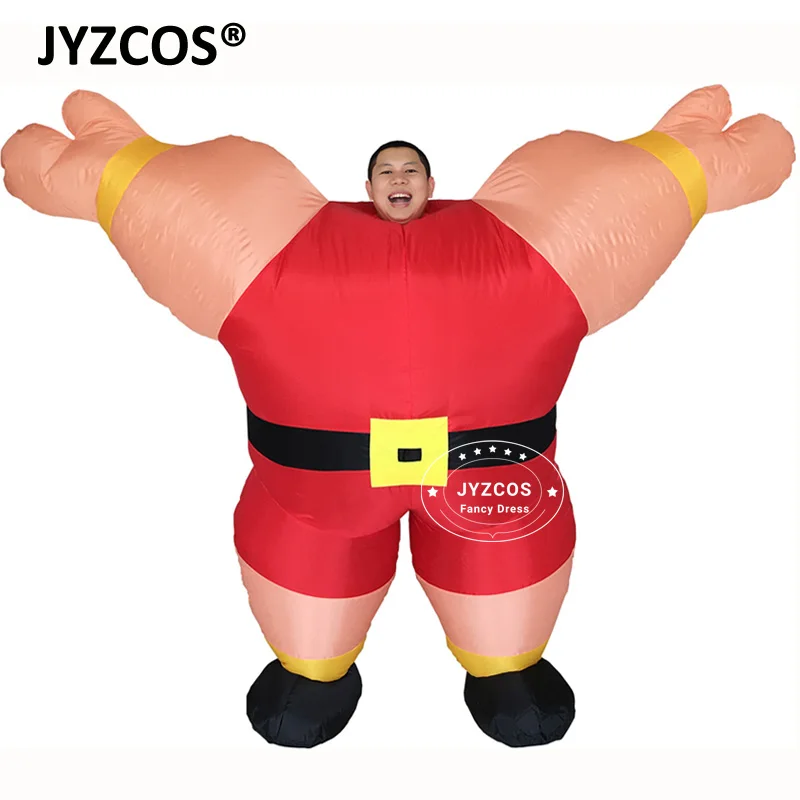 JYZCOS Mr фитнес матрос для тяжелой атлетики мускулов забавные надувные костюмы