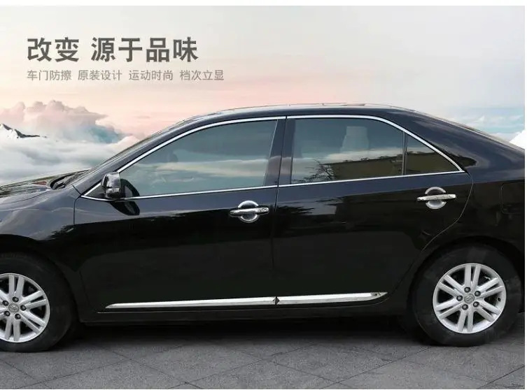 Для Toyota Camry 2012 2016 нержавеющая сталь хромированная внешняя Боковая дверь корпус