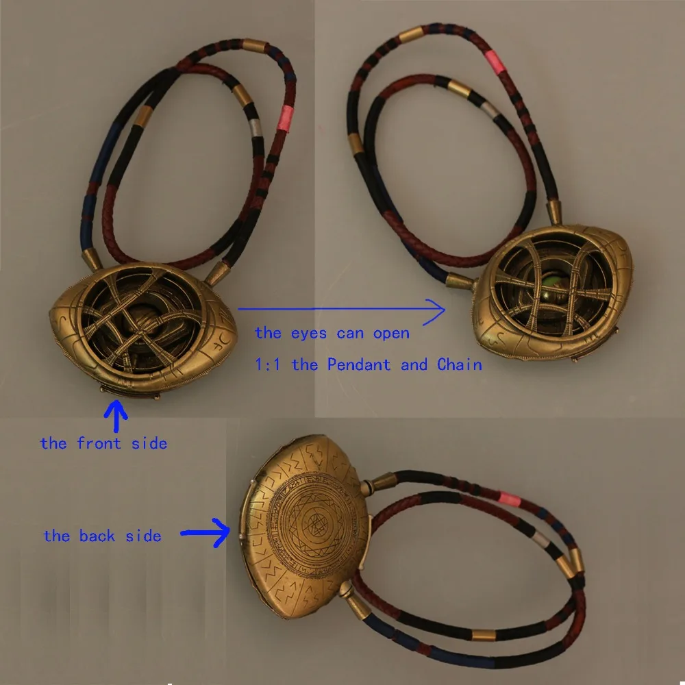 Доктор Странный Цепочки и ожерелья Cos Стив глаз ожерелье агамотто может открыть