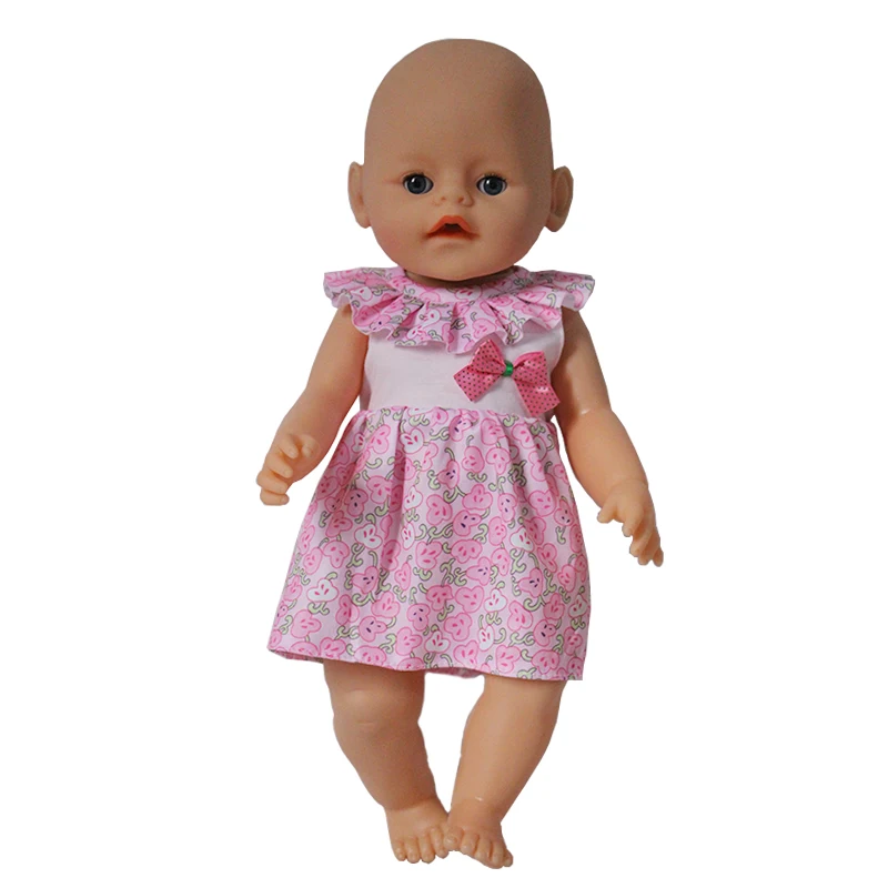 Happy Elfin Baby, аксессуары для куклы, Одежда для куклы, подходит для девочек 18 дюймов 43 см, длина плеча, юбка, костюм для маленьких девочек на день рождения