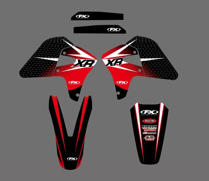 Графика фоны наклейки Наборы для Honda XR650R 2000 2001 2002 2003 04 05 06 07 08 2009 XR650 R XR 650R|sticker kit|xr