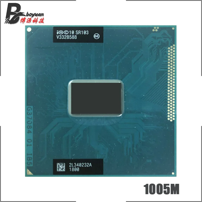 Процессор Intel Celeron 1005M SR103 двухъядерный процессор 1 9 ГГц с двумя потоками 2 м 35 Вт