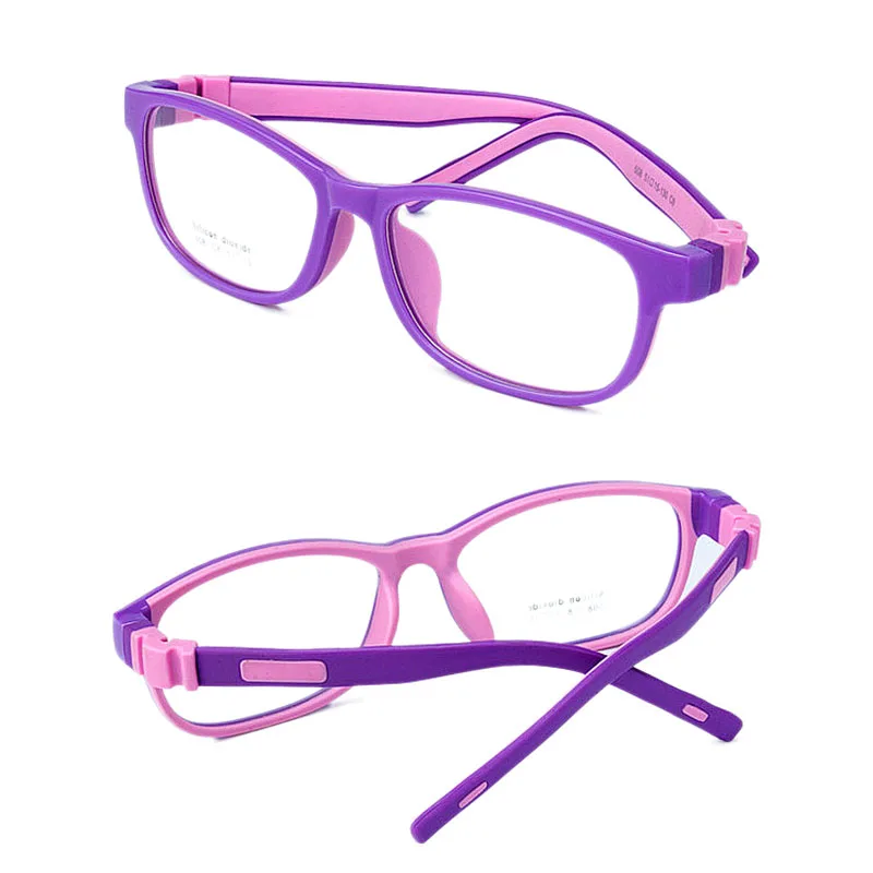Заводская цена детские безопасные силиконовые оптические оправы для очков без