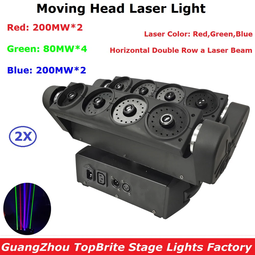 Высококачественный RGB Полноцветный лазерный светильник DMX512 свет луча паука