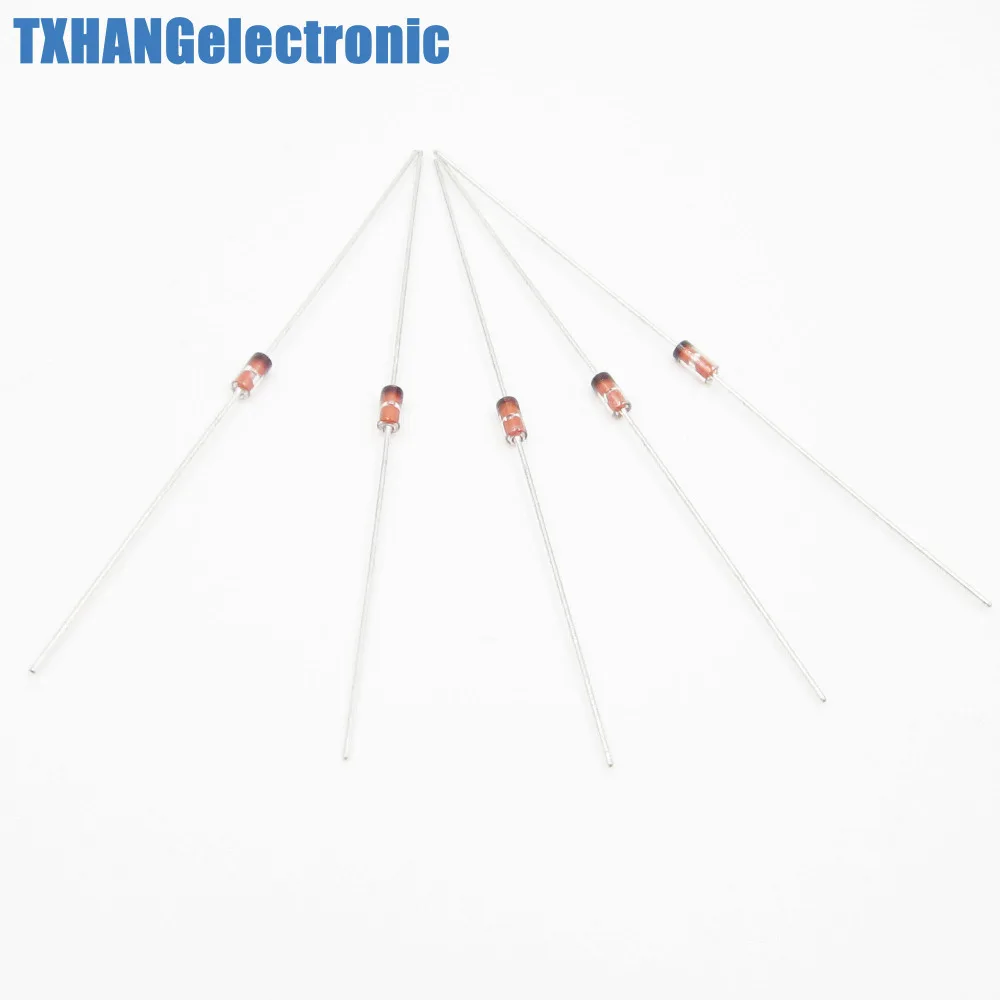 10 шт. германиевый диод 1N34A DO-35 1N34 IN34A новая diy Электроника | Электронные компоненты