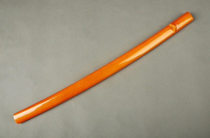 Изящные и изысканные блестящие ножны из оранжевого дерева Сая|orange glitter|orange woodscabbard