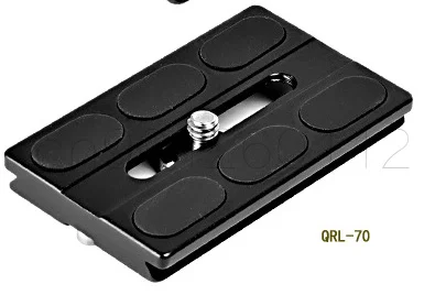 Алюминиевая БЫСТРОРАЗЪЕМНАЯ пластина QRL-40 50 60 70 с винтом 1/4 дюйма для камеры