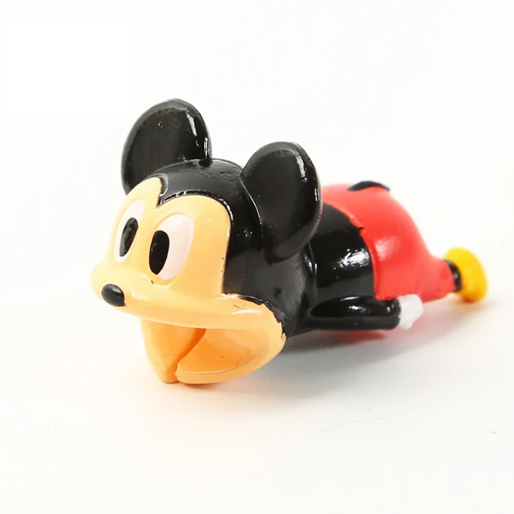 Mickey Mouse 1 шт. кабель укуса линия передачи данных защита от поломок цельный Dragon Ball кабель укуса протектор для Iphone кабель забавная игрушка для ребенка - Цвет: Mickey Mouse