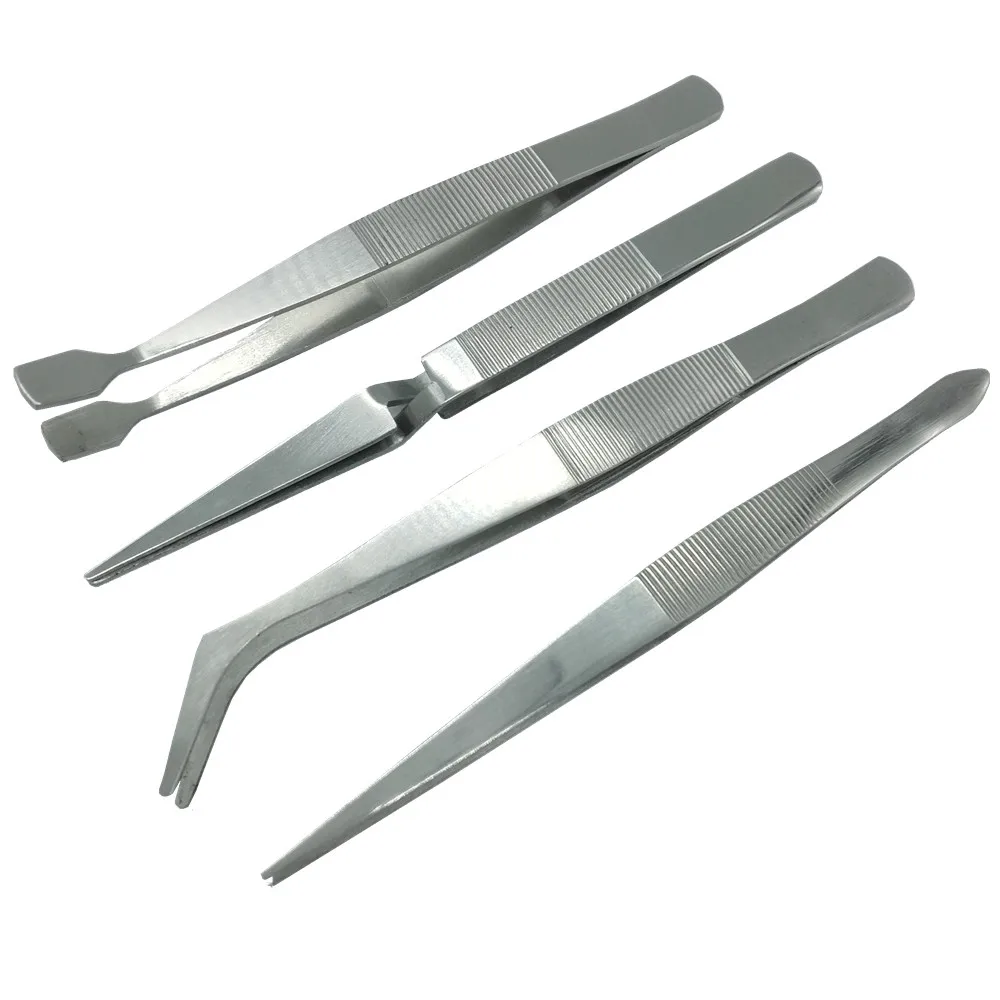 Набор пинцетов Julydream из нержавеющей стали для ювелиров сборщиков электронных