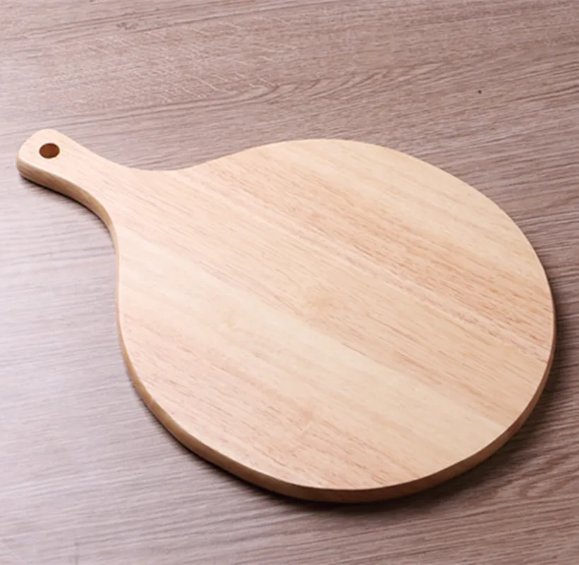 

Eco-Friendly Wooden Pizza Pad Pizza Peel Natural Wood Cheese/Bread Board Fruits/Cake Plate Japan Style Multi-Use Cutting Board