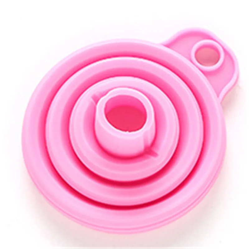 

1pcs Silicone Foldable Funnel Hopper Collapsible Style Kitchen Tools Kitchen Gadgets Accessories Cooking Tools